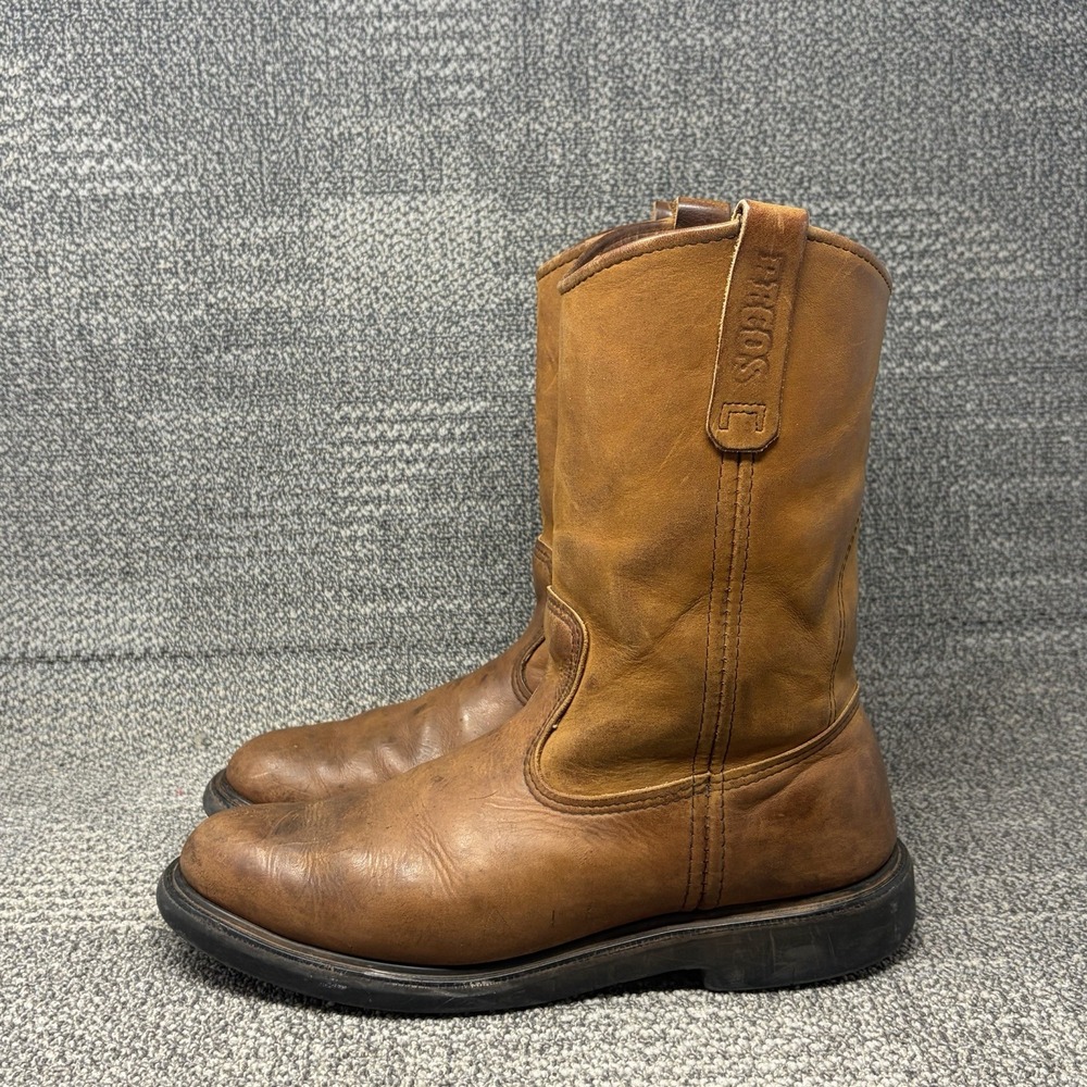Vintage Red Wing 1105 Pecos SuperSole Boots Men's 11 B USA Union Made Pull On